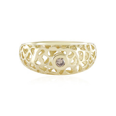 Gouden ring met een I2 Champagne Diamant (Ornaments by de Melo)