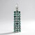 Ciondolo placcato in platino con Diamante Fancy