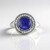 Anello in argento con Tanzanite