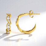 Orecchini in argento con Zircone (de Melo Essence)