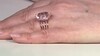 Anillo en plata con Cuarzo rosa