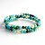 Bracciale in acciaio con Ematite Dorata (Riya)