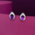 Zambian Amethyst Silver Earrings