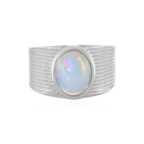 Welo-Opal-Silberring (MONOSONO COLLECTION)