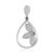 Pendentif en argent et Diamant vert