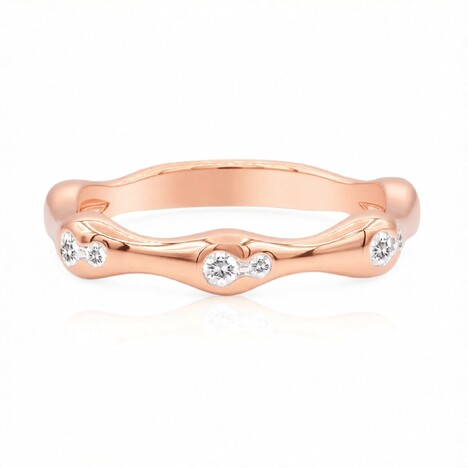 Anillo en oro con Diamante IF (D) (Annette)