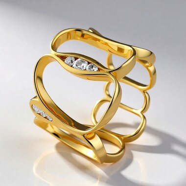 Anillo en plata con Zircón (de Melo)