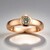 Anello in oro con Diamante Rose de France VS1 di Argyle (Annette)