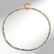 Collar en plata con Diamante fantasía