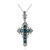 Collana in argento con Topazio Blu Londra (Dallas Prince Designs)