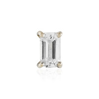 Boucles d'oreilles en or et Saphir blanc (Adela Gold)
