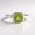 Anello in argento con Peridoto