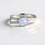 Bague en argent et Opale Welo AAA (de Melo Essence)