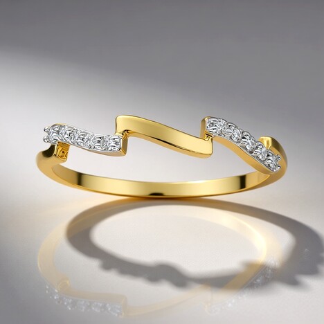Anello in oro con Diamante SI1 (G) (Annette)