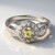 Anello in argento con Berillo Giallo