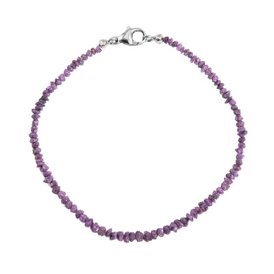 Bracelet en argent et Diamant pourpre (CUSTODANA)