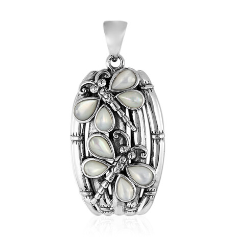 Perlmutt-Silberanhänger (Art of Nature)