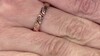 Gouden ring met SI1 Argyle Rose De France Diamanten (Annette)