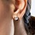 Brazilian Morganite Silver Earrings