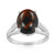 Mahogany Obsidian Silver Ring