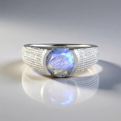 Anello in argento con Labradorite (de Melo)