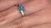 Zilveren ring met een Ratanakiri zirkoon