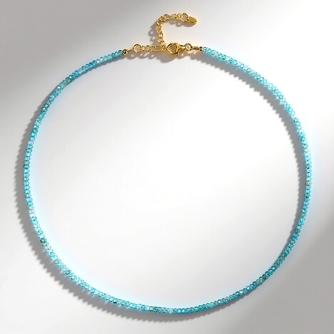 Collana in argento con Apatite Blu