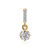 Pendentif en or et Diamant IF (D) (Annette)