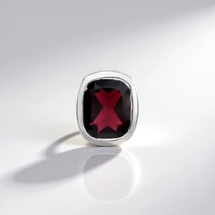 Ciondolo in argento con Granato d’India (MONOSONO COLLECTION)