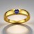 Anello in argento con Tanzanite AAA