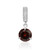Mosambik-Granat-Silberanhänger