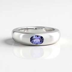 Anello in argento con Tanzanite