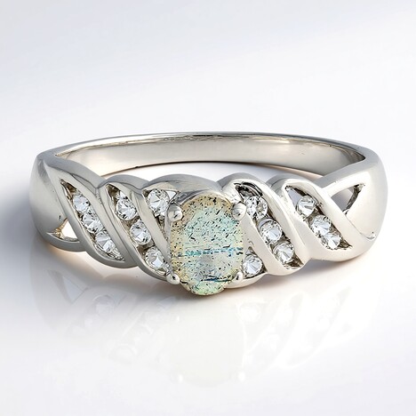 Anello in argento con Spectrolite