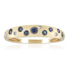 Blauer Ceylon-Saphir-Goldring