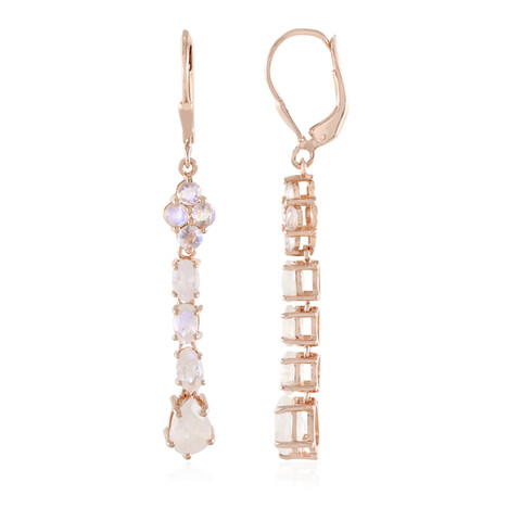 Blauer Mondstein-Silberohrringe (KM by Juwelo)