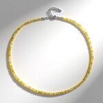 Collana in argento con Berillo Giallo