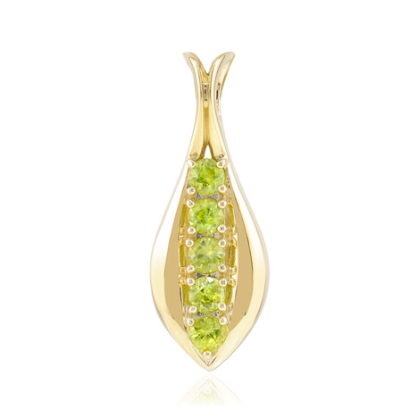 Gouden hanger met Capelinha sfeenkristallen