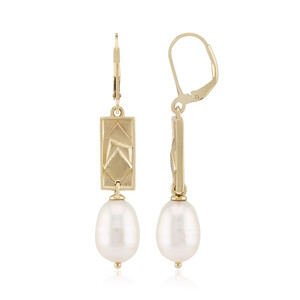 Orecchini in argento con Perla d'Acqua Dolce Bianca