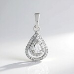 Ciondolo in argento con Zircone