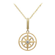 SI2 (H) Brillant-Goldhalskette (CIRARI)