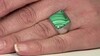 Zilveren ring met een Malachiet (Adela Silber)