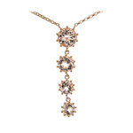 Collana in oro con Morganite AAA