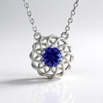 Collana in argento con Tanzanite (Ornaments by de Melo)