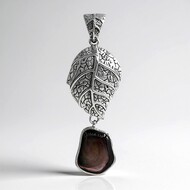 Zilveren hanger met een parelmoer (Art of Nature)