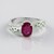 Anello in argento con Rubino Bemainty