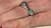 Zilveren ring met een Russische smaragd (SAELOCANA)