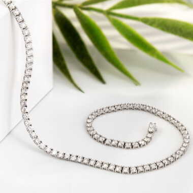 Collana in oro con Diamante SI2 (H) (CIRARI)