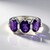 Anello in argento con Ametista Zambiana