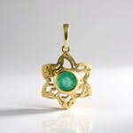 Ciondolo in oro con Smeraldo Zambia (Ornaments by de Melo)