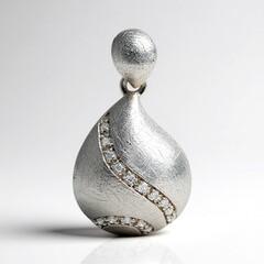 Ciondolo in argento con Diamante I1 (G)